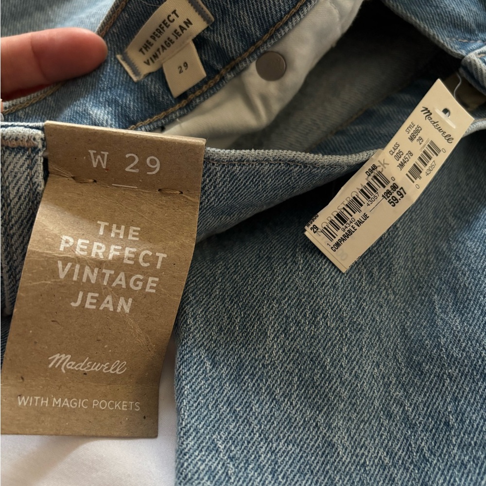 Madewell Light Blue Perfect Vintage Jeans